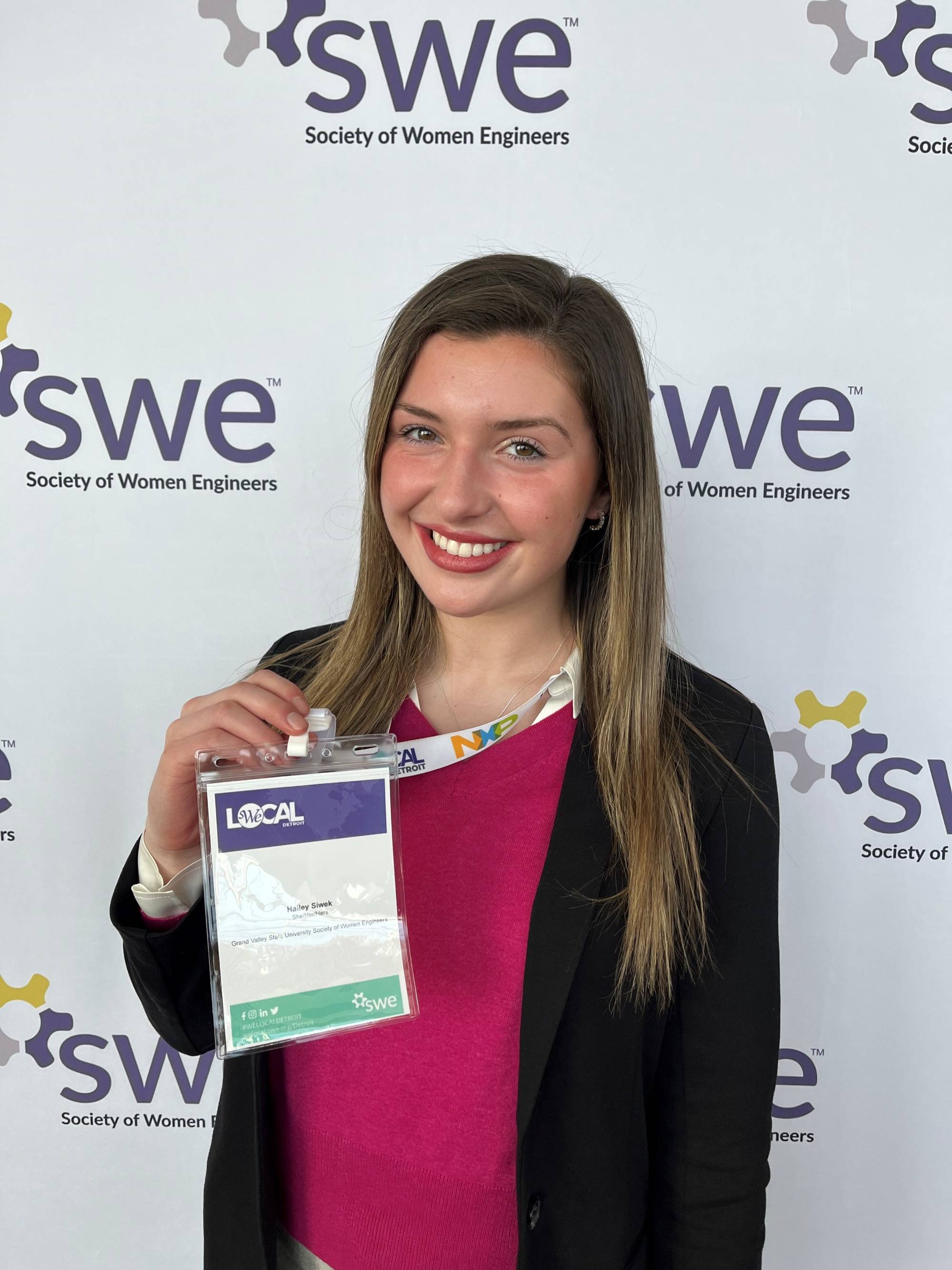 Hailey at the SWE Conference